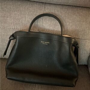 Kate Spade Black Pebbled Leather Crossbody Bag